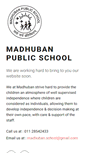 Mobile Screenshot of madhubanpublicschool.com